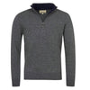 Barbour Pullover Nelson Essential Half Zip Sweater Storm Grey Size XXL