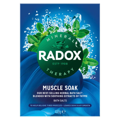 Radox Muscle Soak Bath Therapy Herbal Bath Salts 400g