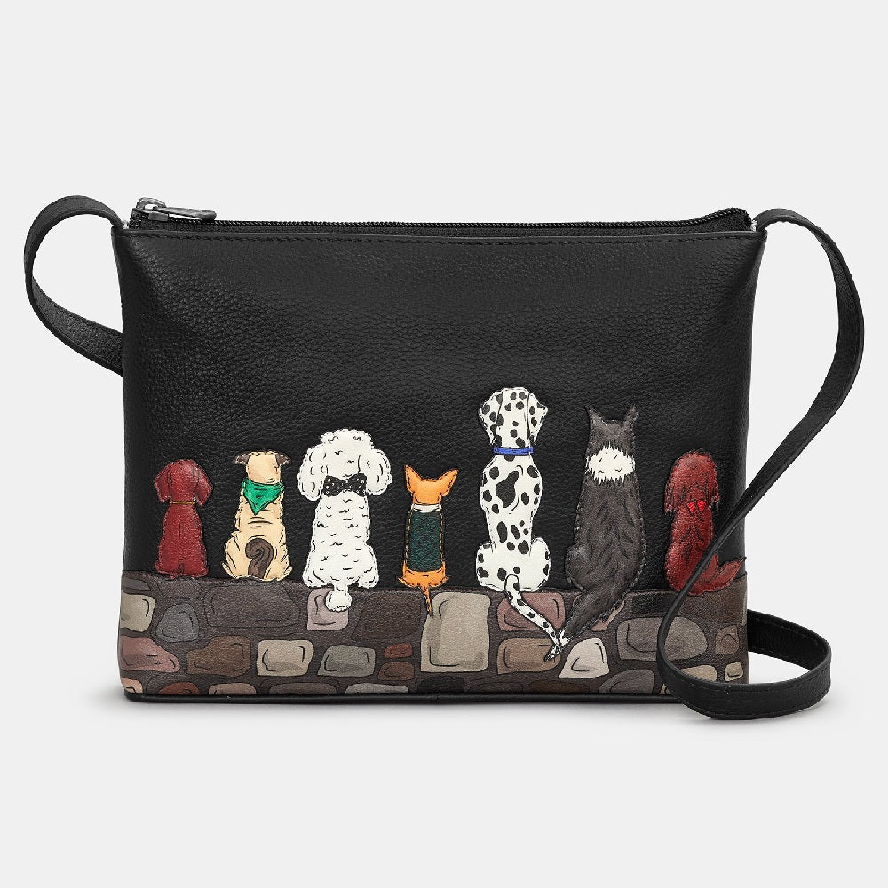 Yoshi Black Bark to Bark Cross Body Leather Bag – Best of British NBPT