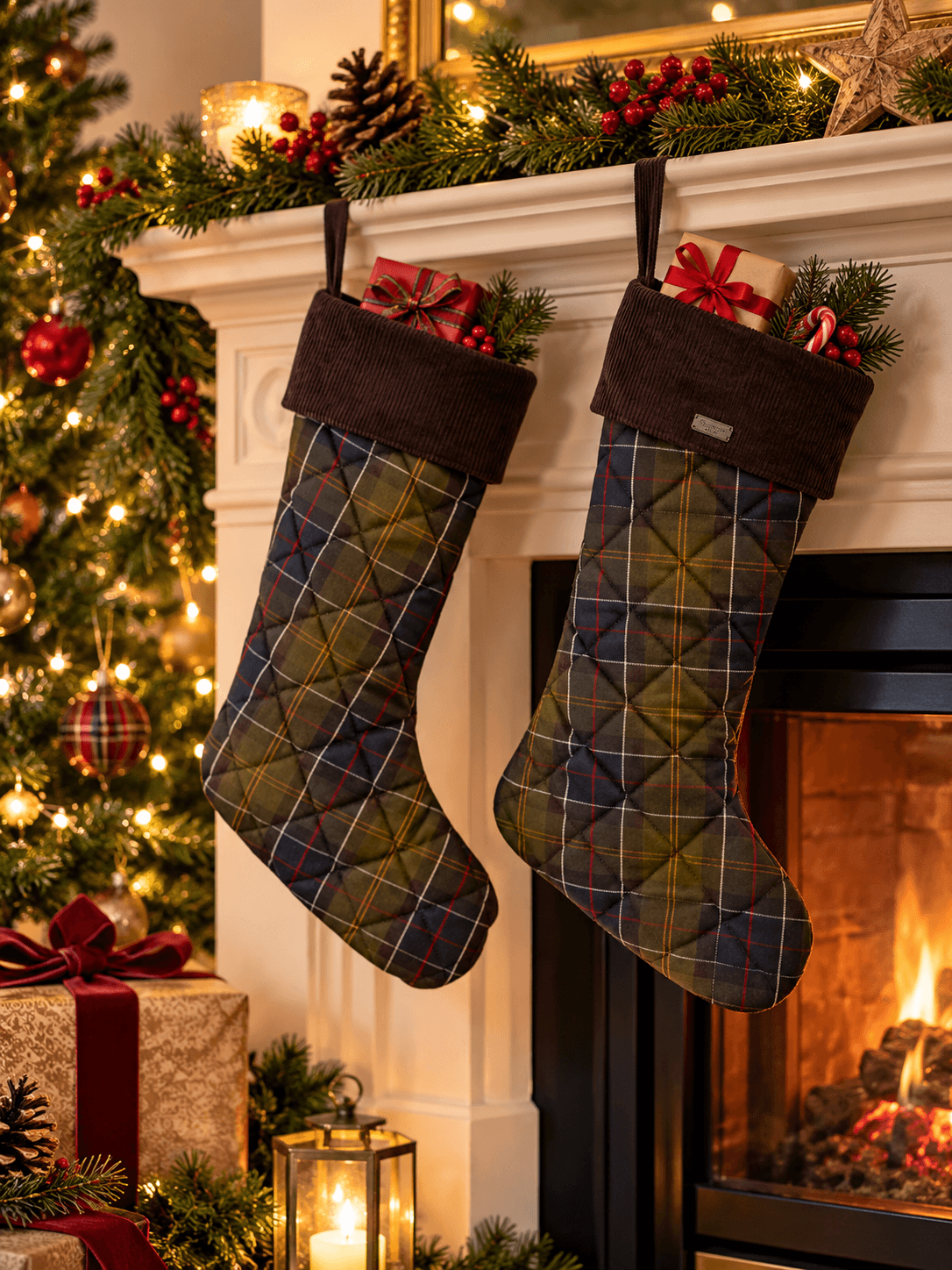 Barbour Christmas Stocking Classic Tartan One Size