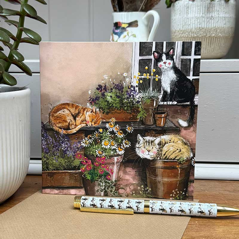 Alex Clark Potting Bench Blank Card
