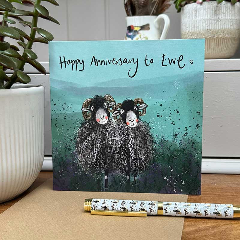 Alex Clark Anniversary to Ewe Card