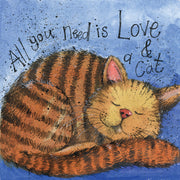 Alex Clark Love and a Cat Card product image with Cat
