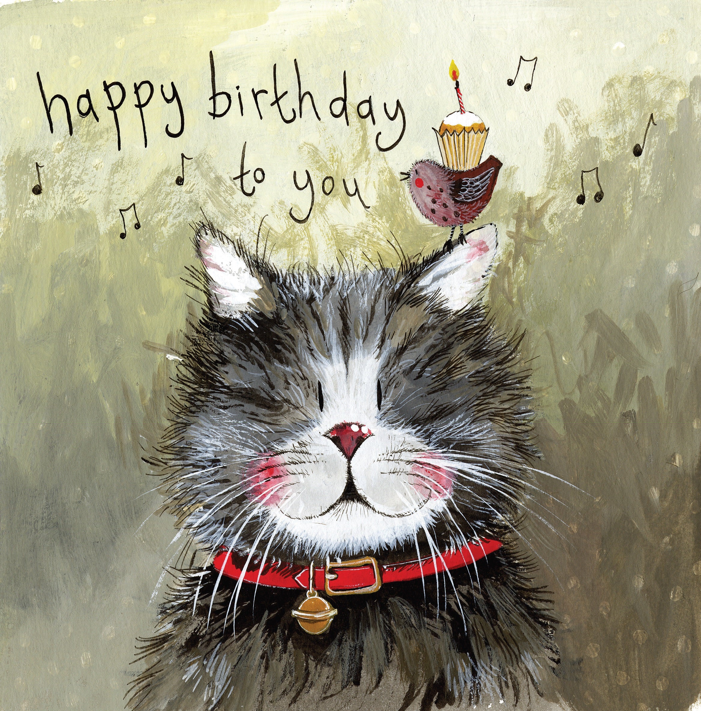 Alex Clark Klaus Cat Birthday Card