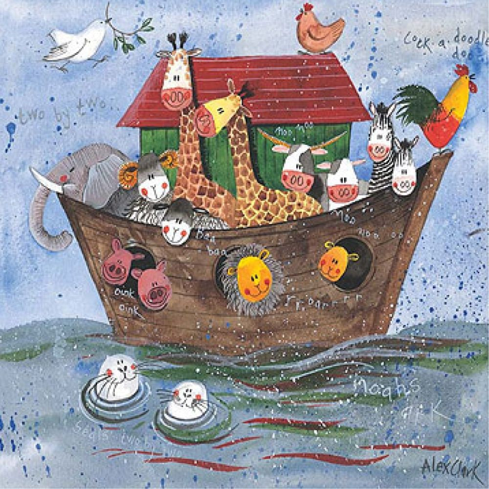 Alex Clark Noah's Ark Blank Card