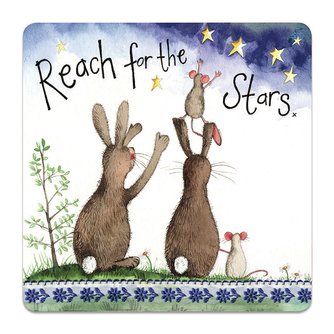 Alex Clark Reach for the Stars Rabbit Coaster