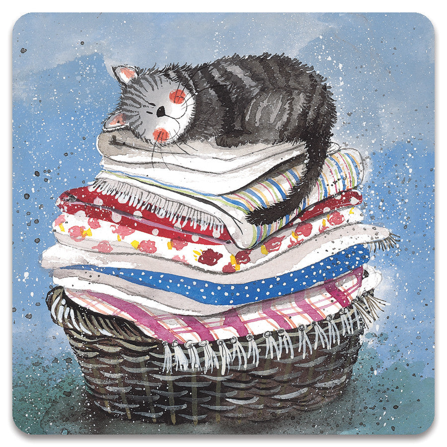 Alex Clark Laundry Basket Coaster