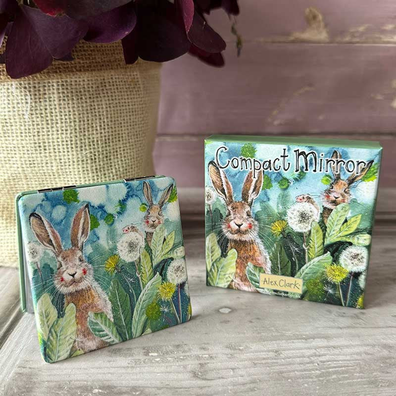 Alex Clark Amongst the Dandelions Compact Mirror