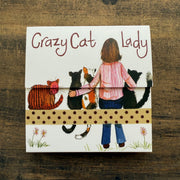 Alex Crazy Cat Lady Mini Magnetic Notepad product image with Cat