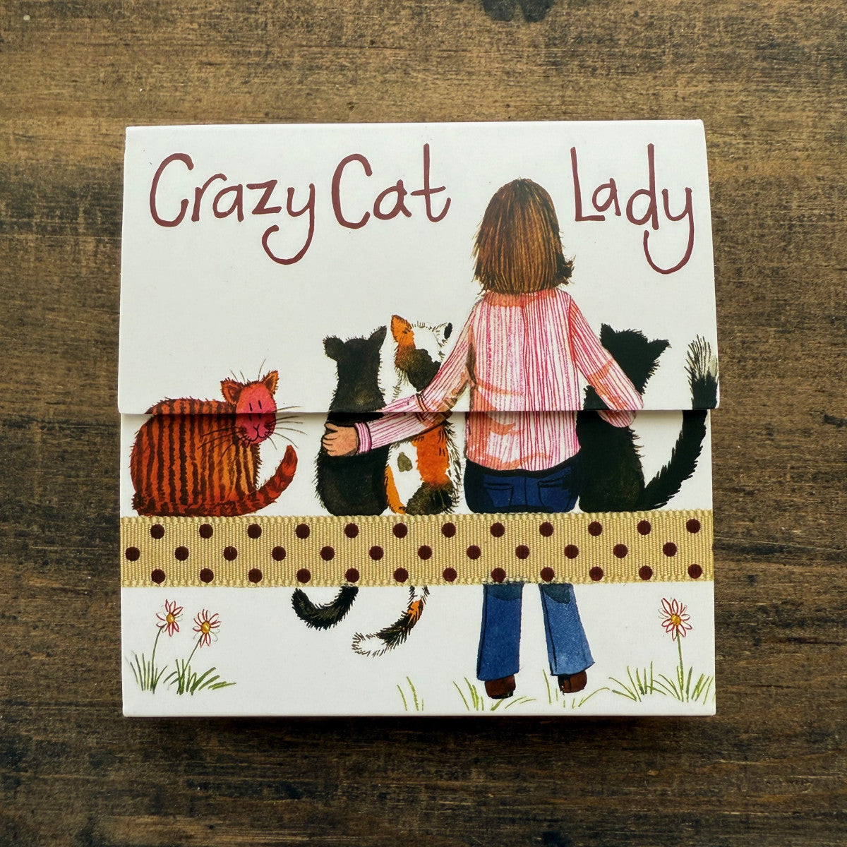 Alex Crazy Cat Lady Mini Magnetic Notepad