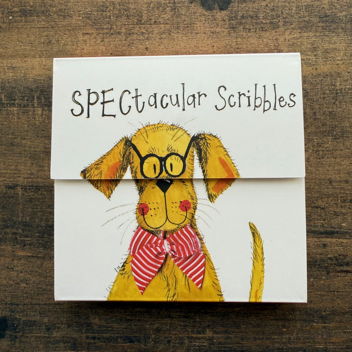 Alex SPECtacular Scribbles Dog Mini Magnetic Notepad