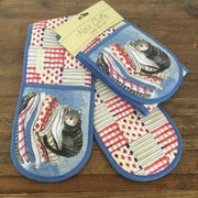 Alex Laundry Basket Cat Oven Gloves Oven Glove product image with Cat