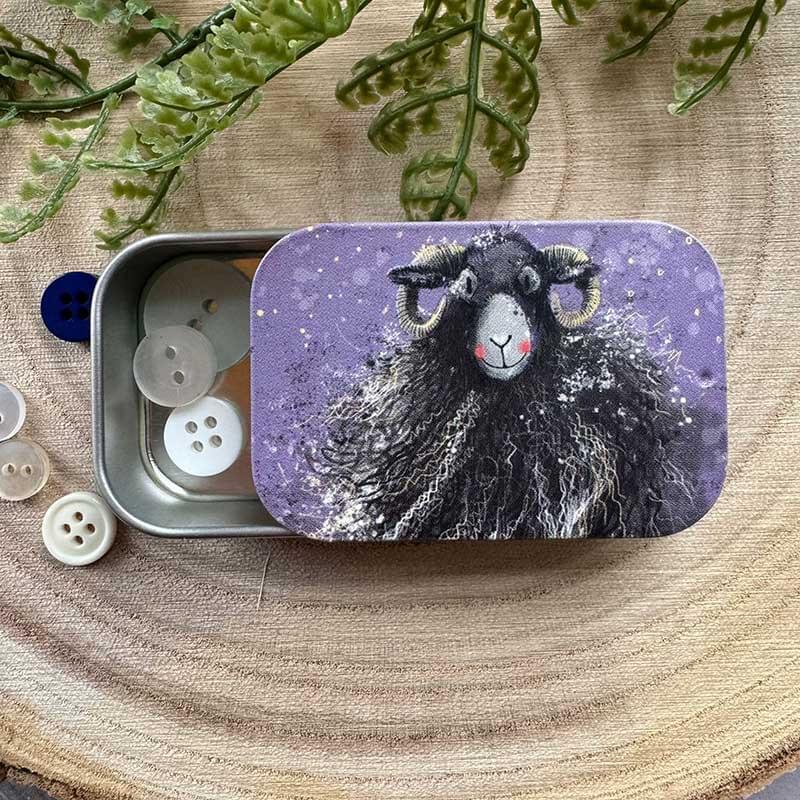 Alex Clark Sheep Small Sliding Tin
