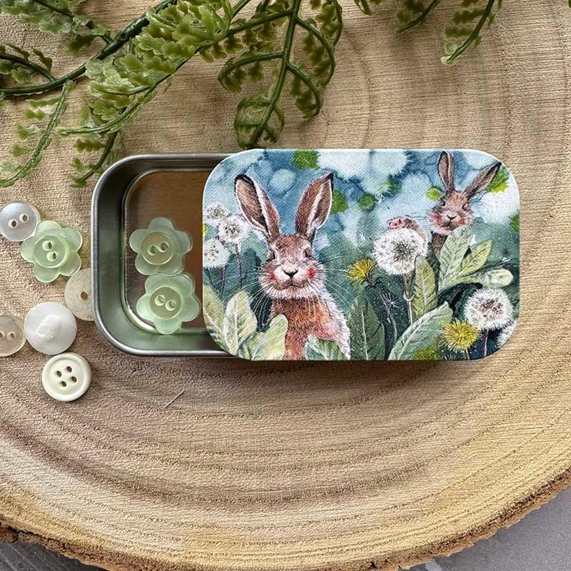Alex Clark Amongst the Dandelions Small Sliding Tin