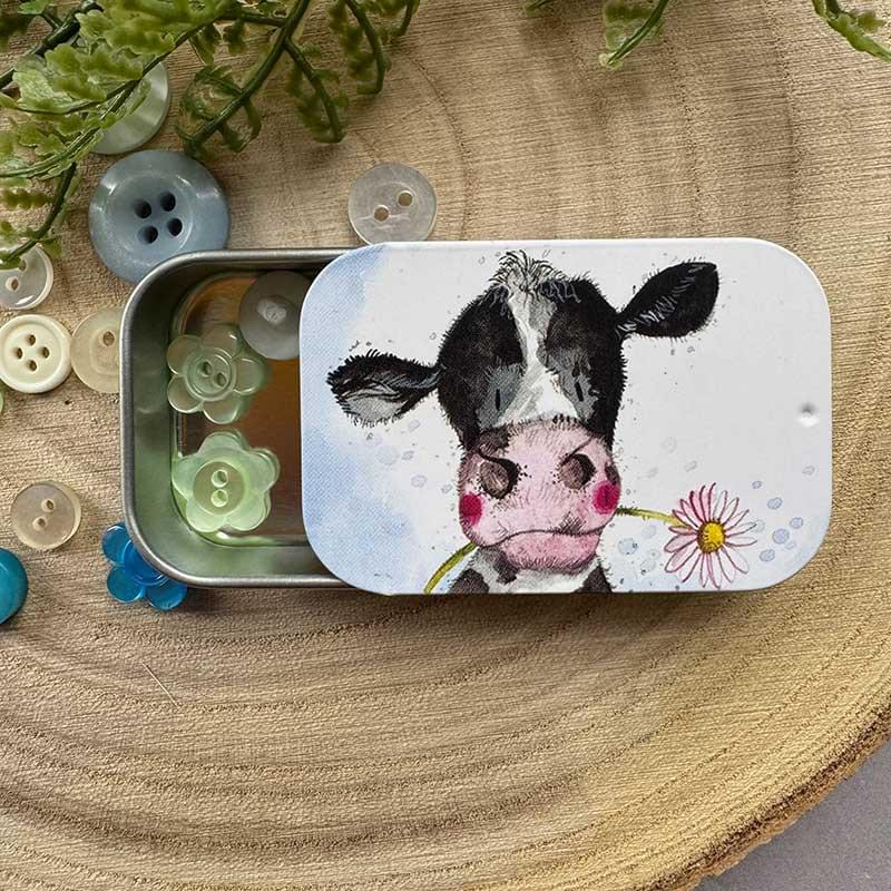 Alex Clark Sunshine Cow Small Sliding Tin