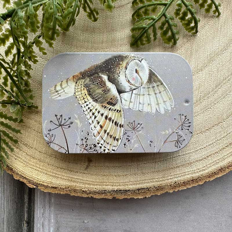 Alex Clark Owl Small Sliding Tin