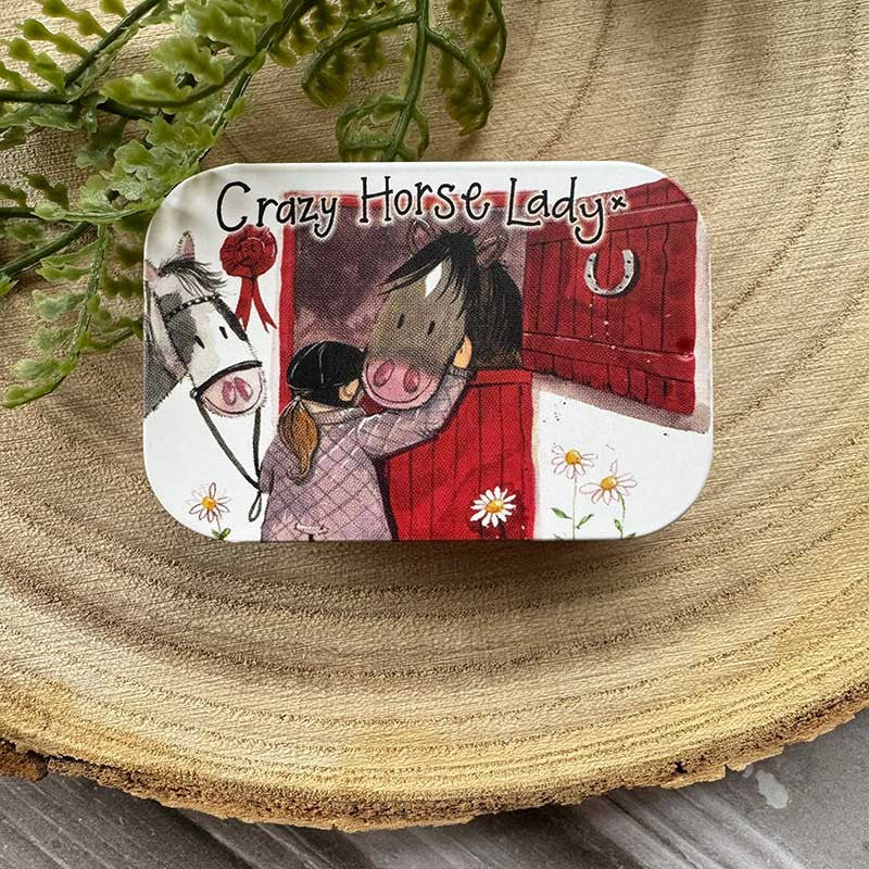 Alex Clark Crazy Horse Lady Small Sliding Tin
