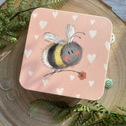 Alex Bee And Flower Medium Square Tin product image