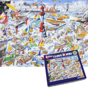 Mike Jupp I Love Boats 1000 Piece Jigsaw Puzzle product image with Jigsaw