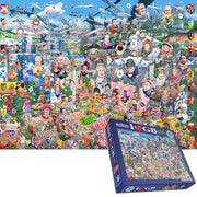 Mike Jupp I Love GB Too! 1000 Piece Jigsaw Puzzle product image with Jigsaw