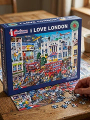 Mike Jupp I Love London 1000 Piece Jigsaw Puzzle product image with London, Jigsaw