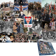 VE Day 80th Anniversary 1000 Pieces Jigsaw Puzzle product image with Jigsaw