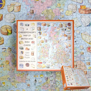 Cheese Map of Great Britain 1000 Pieces Jigsaw Puzzle product image with Jigsaw