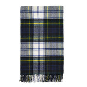 Abraham Moon Merino Lambswool Dress Gordon Tartan Merino Throw Blanket product image with Merino, Lambswool, Tartan
