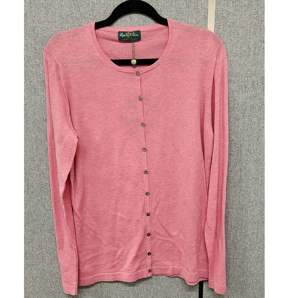 Alan Paine Ladies Long Sleeve Crew - Carnation Size US14 product image
