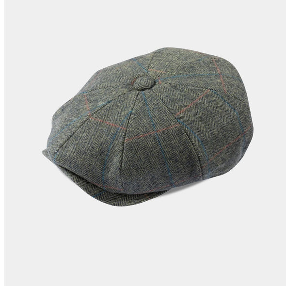 Alan Paine Combrook Ladies Tweed Country Cap Spruce Size-S