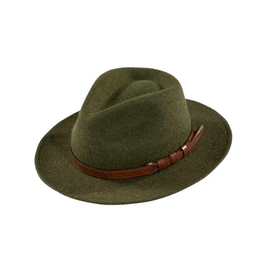 Alan Paine Richmond Men's Felt Hat Olive