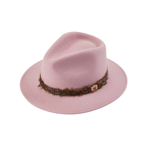 Alan Paine Richmond Ladies Felt Hat Pink Size-M
