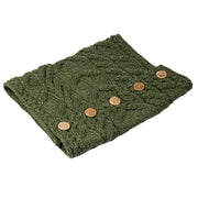 Aran Tree of Life Super Soft Merino Scarf Meadow Green One Size Scarf product image with Aran, Merino