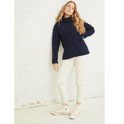 Aran Oversized Sweater Merino Navy Sweater product image with Aran, Merino