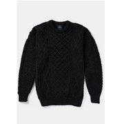 Aran Heritage Wool Sweater Charcoal Sweater product image with Aran, Wool