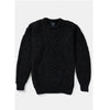 Aran Heritage Wool Sweater Charcoal Size L