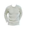 Aran Super Soft Merino Mens Sweater Classic Aran Size M