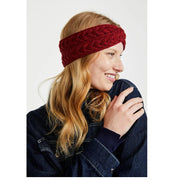 Aran Super Soft Merino Crossover Headband Rua Red One Size Headband product image with Aran, Merino
