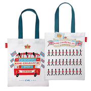 Alice Tait King Charles III Coronation Bus Banner Canvas Kent Bag product image with King Charles