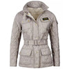 Barbour International Women's Quilted Jacket Taupe/Pearl