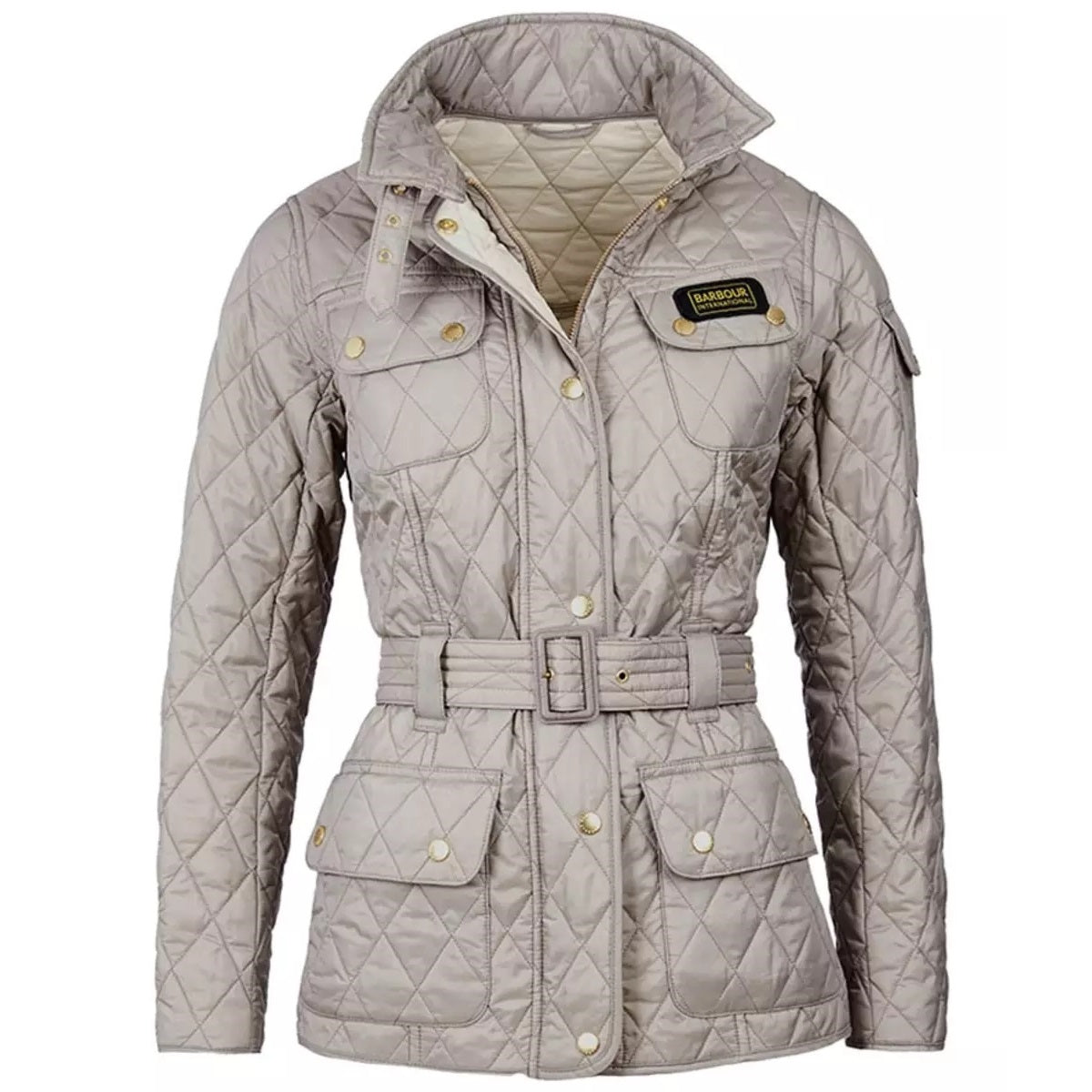 Barbour Womens Winter Belted Utility Wax Jacket