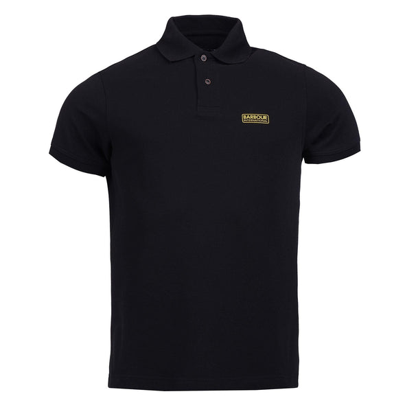 Barbour International Men's Essential Polo T-Shirt In Black Size M