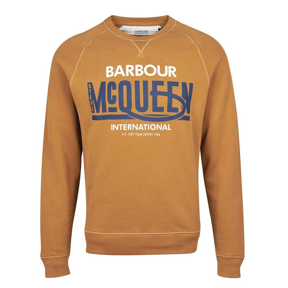 Barbour international Steve McQueen Randall Crew Sweatshirt Cinnamon