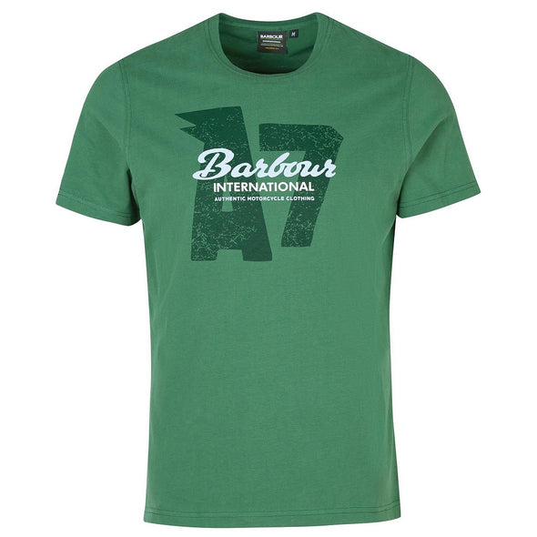 Barbour International Vantage T-shirt In Racing Green Size L
