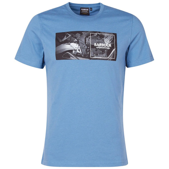 Barbour International Fairing T-Shirt In Blue Horizon