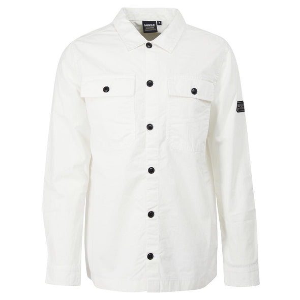 Barbour International Adey Overshirt In Whisper White Size XXL