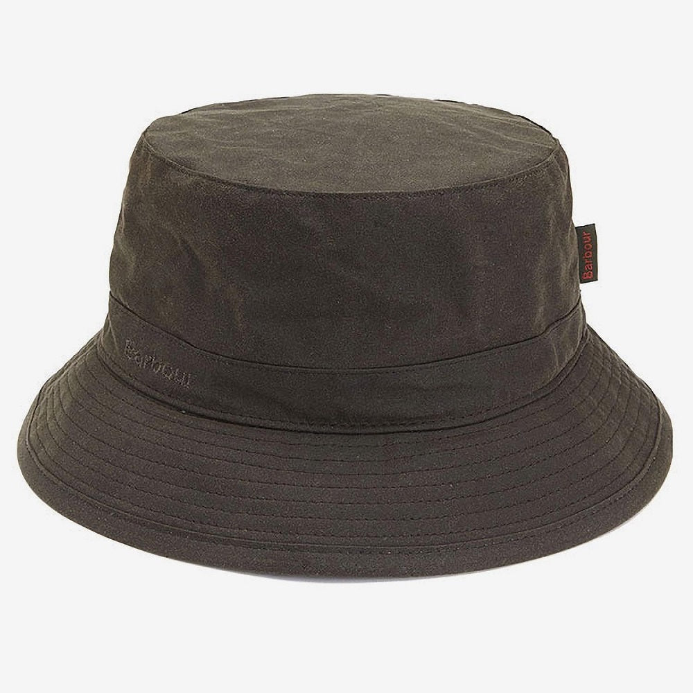 Barbour Wax Bucket Hat Olive Size L Bucket Hat product image with Barbour, Wax