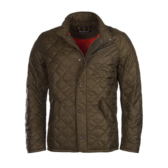 Barbour Flyweight Chelsea Quilted Jacket In Olive Size L