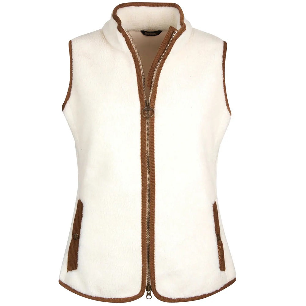 Barbour Burford Fleece Winter Pearl-Classic Size 4