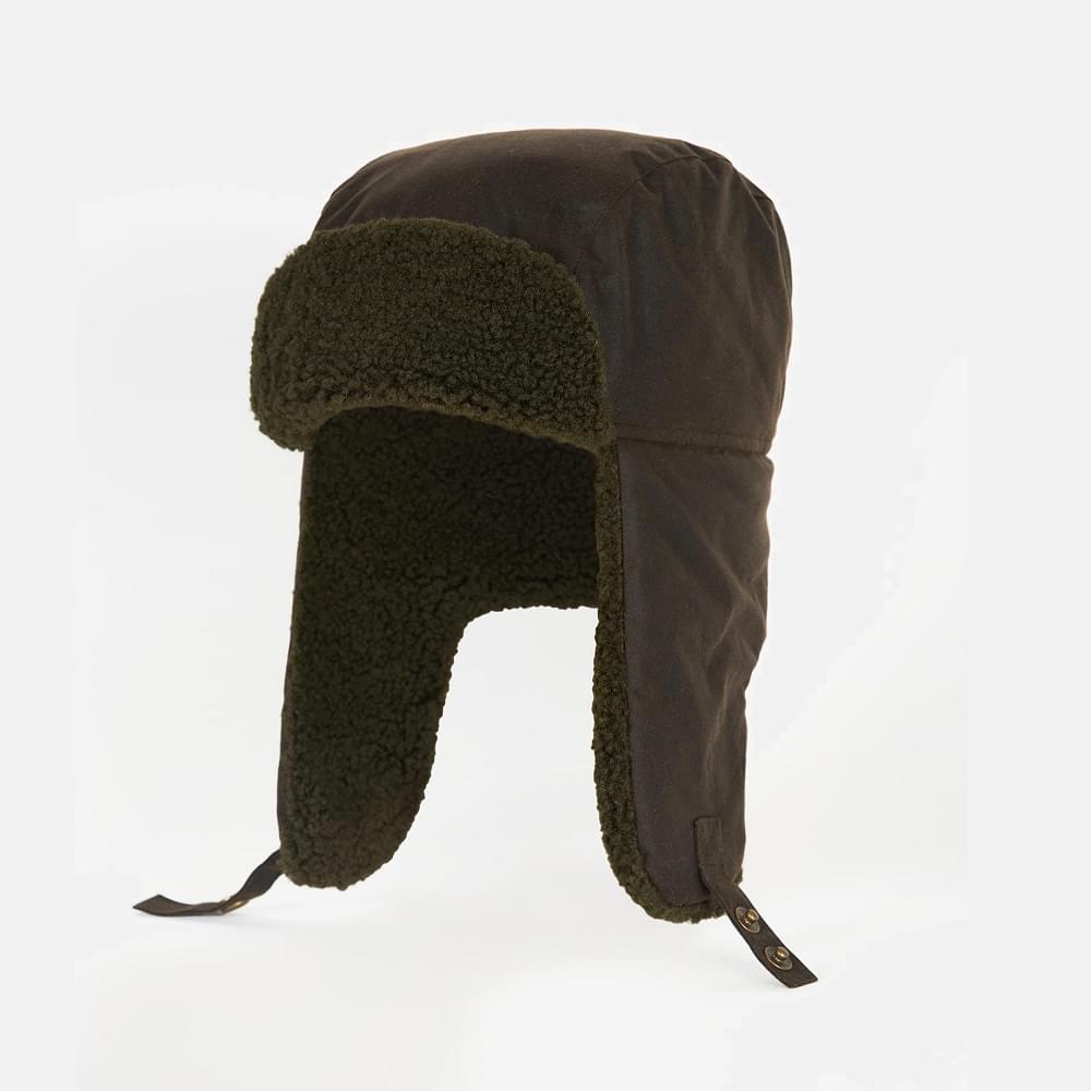 Barbour Morar Wax Trapper Hat Olive Hat product image with Barbour, Wax